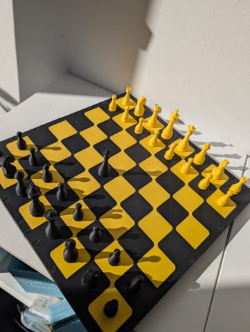 Charcoal & Lemon Yellow Rounded, photo 1 of 3